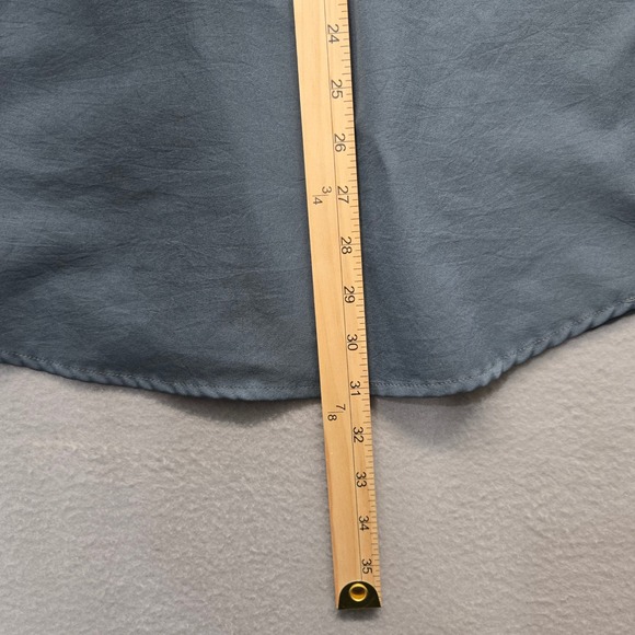 GoLite Mens XL Gray Long Sleeve Snap Hiking Travel Shirt Polyester performance - Picture 8 of 9